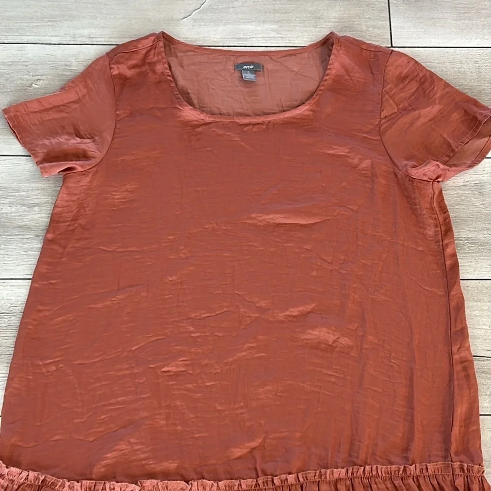 aerie satin shirt